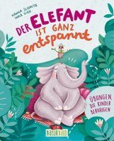 Der Elefant ist ganz entspannt