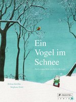 Ein Vogel im Schnee