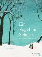 Ein Vogel im Schnee